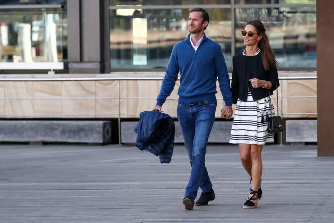 Pippa Middleton avec son mari le 31 mai dernier