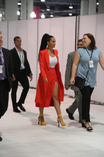 Katy Perry à Las Vegas pour le lancement de sa collection de chaussures