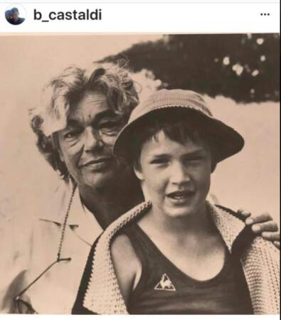 Benjamin Castaldi et sa grand-mère Simone Signoret