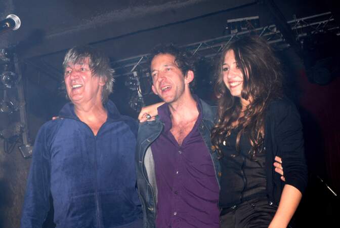 Jaqcues Higelin, Arthur H and Izia Higelin réunis sur scène lors d'un showcase à Paris en 2007