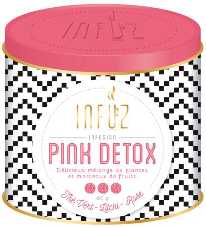 Pink Detox, Infuz, 9,90 €, en grande distribution.