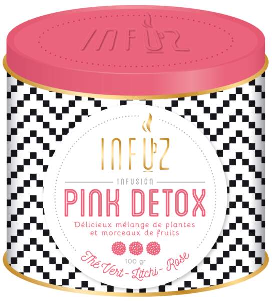 Pink Detox, Infuz, 9,90 €, en grande distribution.
