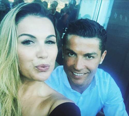 Katia Aveiro et son frère Cristiano Ronaldo
