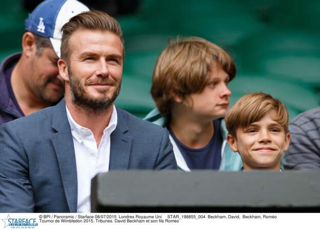 David Beckham et son fils Romeo Beckham