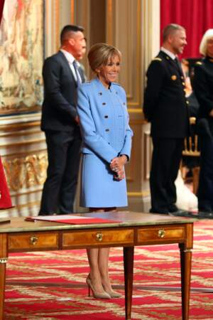 Brigitte Macron vit ses premiers instant de Première dame