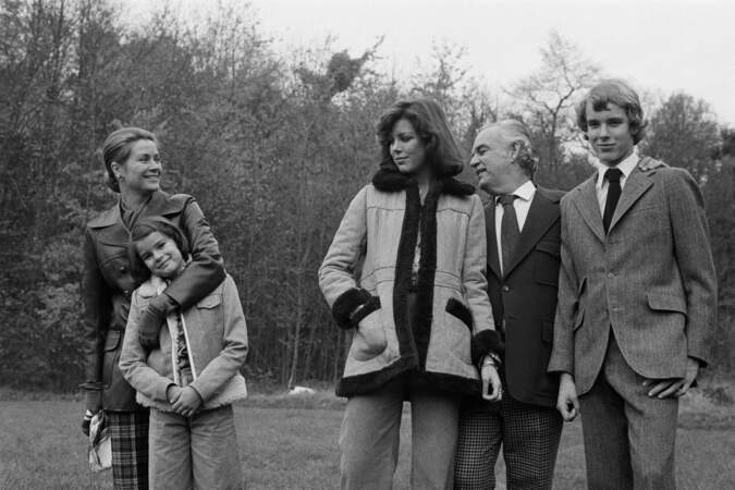 Grace, Stéphanie, Caroline, Rainier et Albert de Monaco : la famille princière au temps du bonheur, en 1973