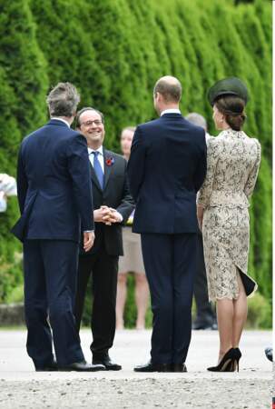 Le trio britannique a rencontré François Hollande