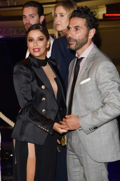 Eva Longoria et son mari José Antonio Baston à la soirée Persol le 24 mai 2017