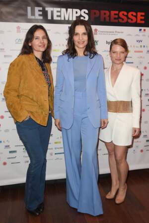 Virginie Ledoyen, Juliette Binoche et Mélanie Thierry très en beauté en robe blanche