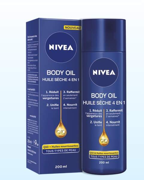 Body Oil Huile Sèche 4 en 1, Nivea, 9,20 €