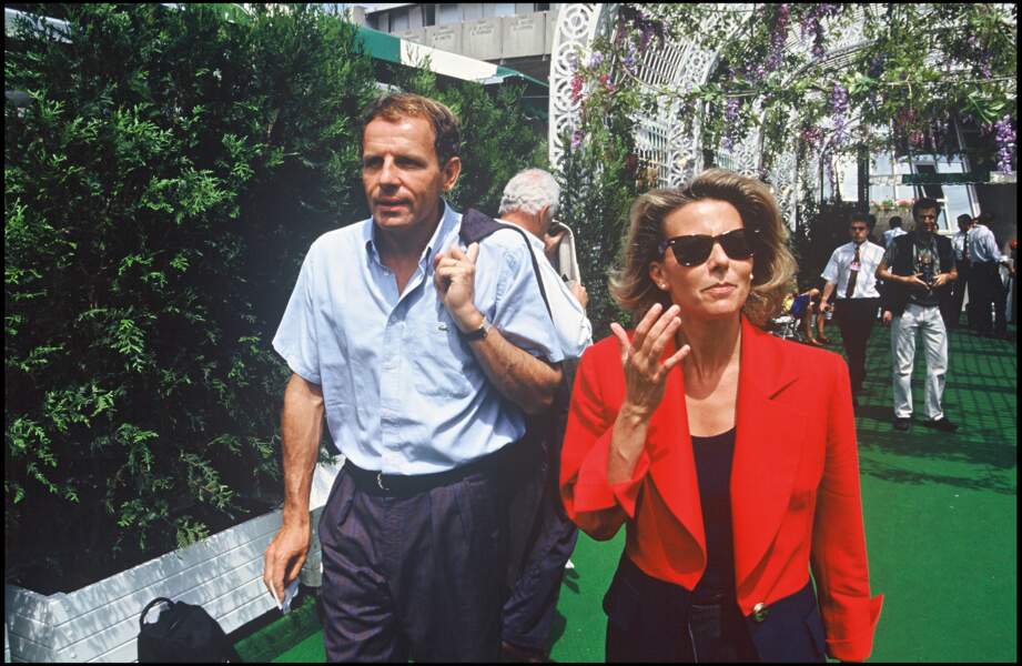 PPDA et Claire Chazal à Roland Garros en 1992