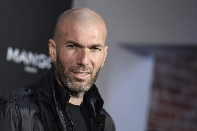 Zinédine Zidane lors d'un photocall en tant que nouvelle égérie de la marque Mango à Madrid, le 19 janvier 2015