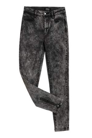 Jeans slim gris neige - 39,99€