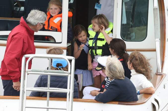 La princesse Charlotte, 4 ans, était également de la partie afin de soutenir ses parents