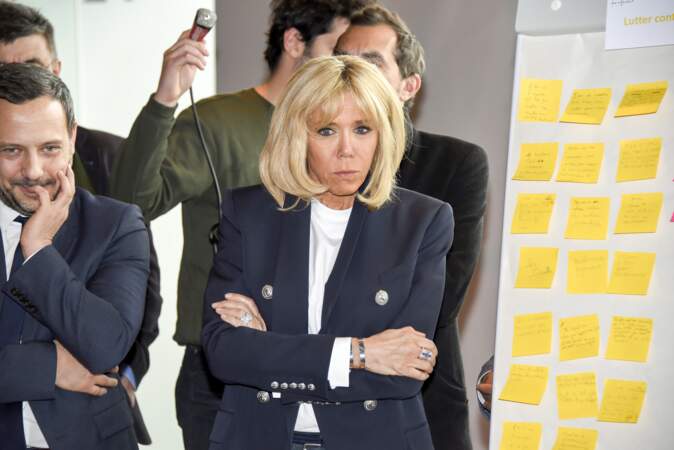 Devant Brigitte Macron, Adrien Taquet a proposé la création d'une "chambre de l'avenir"