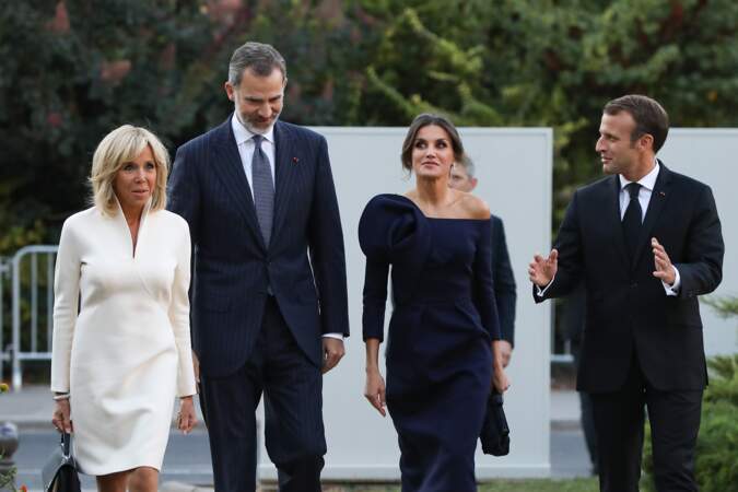 Brigitte Macron et Letizia d'Espagne, un face à face ultra stylé
