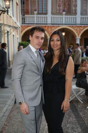Louis Ducruet et sa fiancée Marie Chevallier très élégants à Monaco le 16 juin 2019