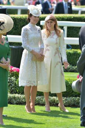 Kate Middleton et Béatrice d'York au Royal Ascot 2017