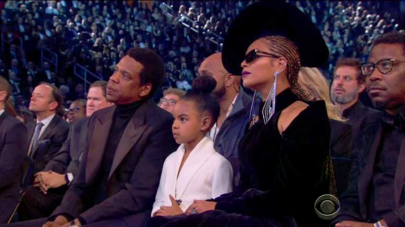 Beyonce, en famille lors des Grammy Awards 2018, porte des lunettes Alain Mikli Paris. Envoutante !