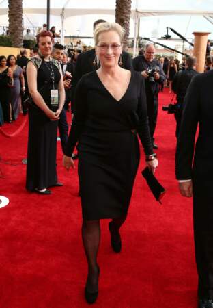 Meryl Streep dans sa petite robe noire