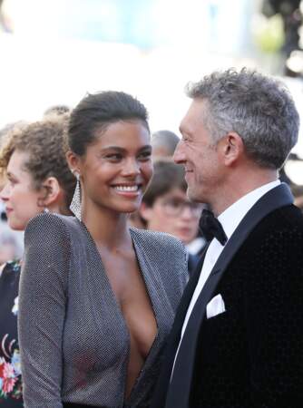Tina Kunakey, compagne de Vincent Cassel, a irradié le festival de Cannes 2018.