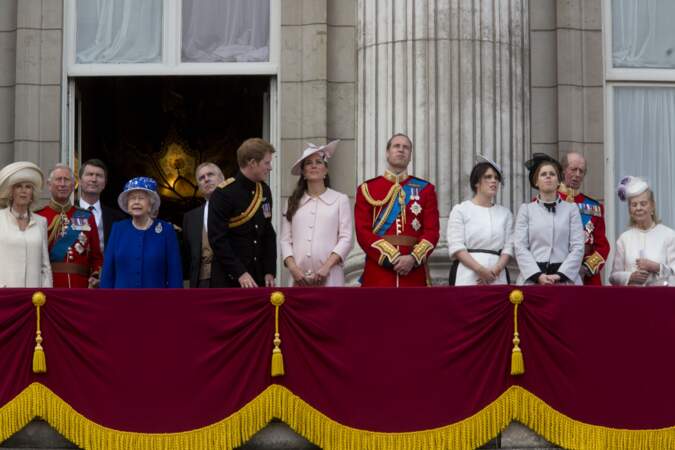 Eugenie d'York et la famille royale assistent à la parade "Trooping the Colour" à Londres, en 2013