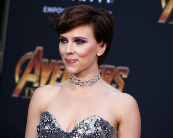 Scarlett Johansson à la première de "Avengers: Infinity War" à Hollywood, le 23 avril 2018