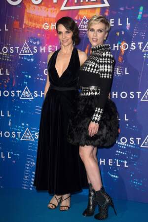 Juliette Binoche était ce mardi à l'avant de Ghost in the Shell, où elle partage l'affiche avec Scarlett Johansson