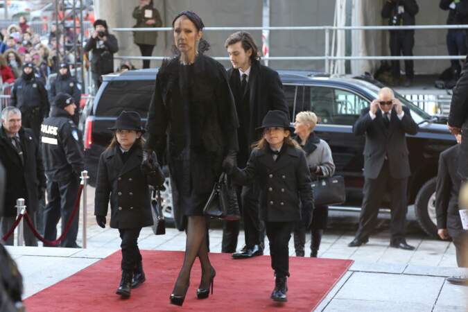 Céline Dion et ses fils