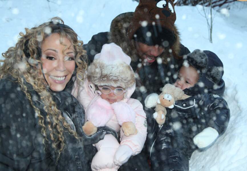 Mariah Carey en famille à Aspen