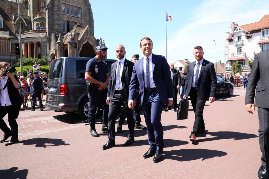 Brigitte et Emmanuel Macron au Touquet le 11 mai pour le vote des Législatives