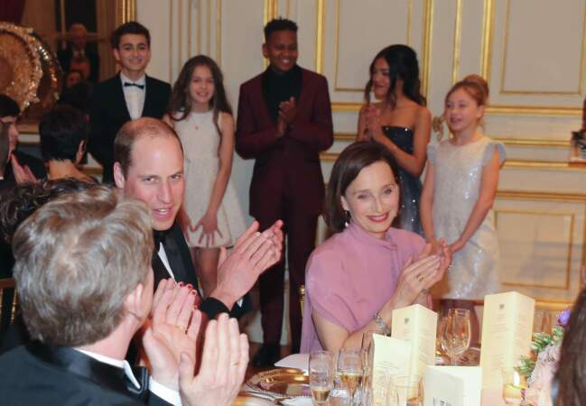 Le prince William, voisin d'un soir de l'actrice Kristin Scott Thomas.