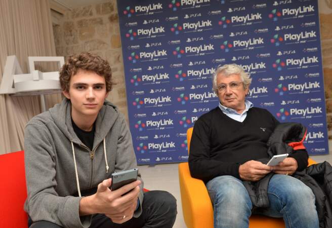 Michel Boujenah en compagnie de son fils de 19 ans, Joseph