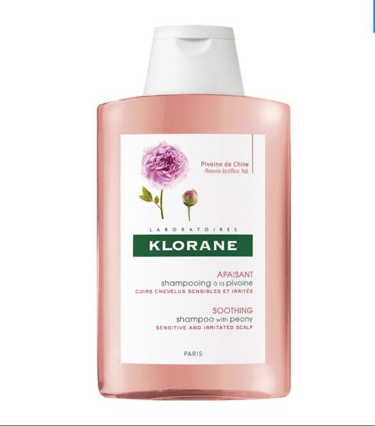 Shampoing à la pivoine, Klorane, 4,99 € powersante.com