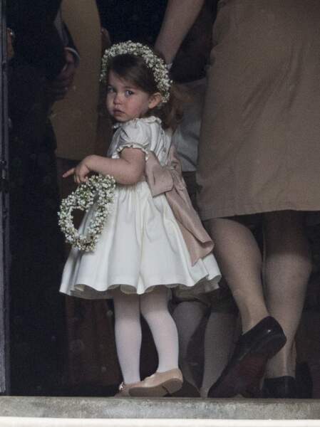 La princesse Charlotte de Cambridge au mariage de Pippa Middleton le 20 mai 2017 à Englefield