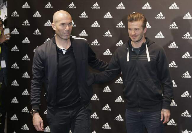 Zinedine Zidane et David Beckham