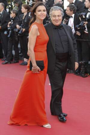 Isabelle de Araujo et Christian Clavier, au festival de Cannes en 2013