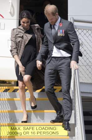 Le Prince Harry et Meghan Markle sont arrivés dimanche 28 octobre à Wellington