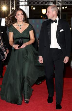Kate Middleton et le prince William à la 71ème cérémonie des British Academy Film Awards (BAFTA)