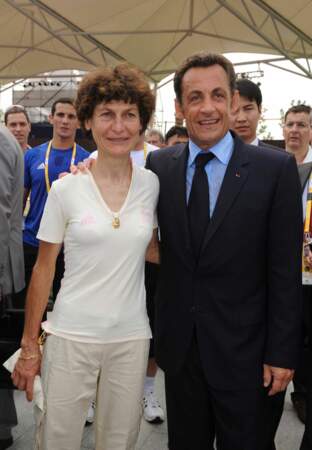 Nicolas Sarkozy et Jeannie Longo