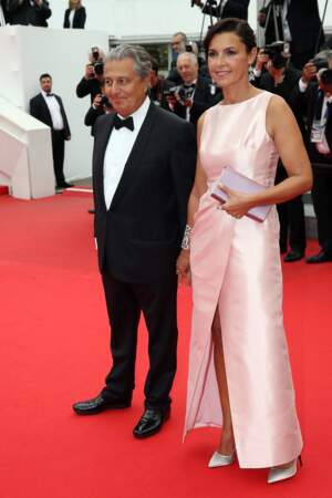 Isabelle de Araujo et Christian Clavier, au festival de Cannes en 2013