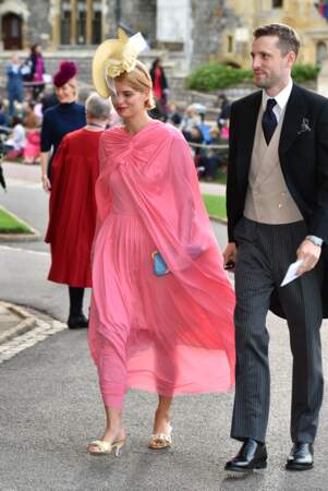 Le mannequin Pixie Geldof a osé le total look roseau mariage d'Eugénie d'York