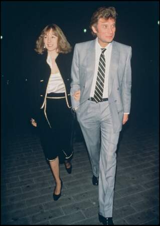 Johnny Hallyday et Nathalie Baye, deux amoureux fringants en 1984