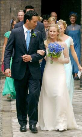 Mariage de Lady Davina Windsor et Gary Lewis au palais de Kensington à Londres le 31 juillet 2004