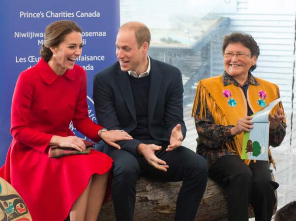 Kate hilare aux côtés du prince William