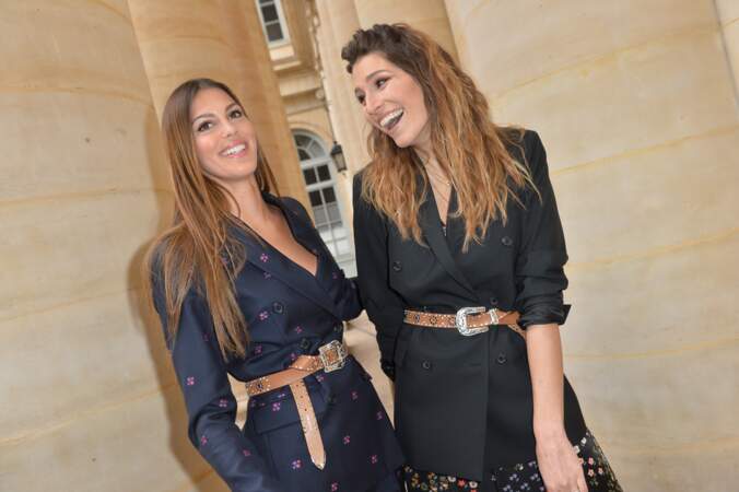 Iris Mittenaere et Laury Thilleman se sont affichées très complices à la Fashion Week