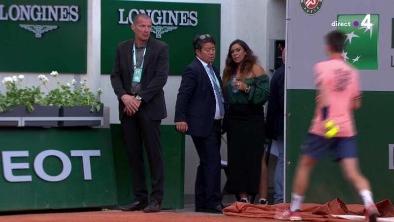Marion Bartoli en robe à Roland-Garros