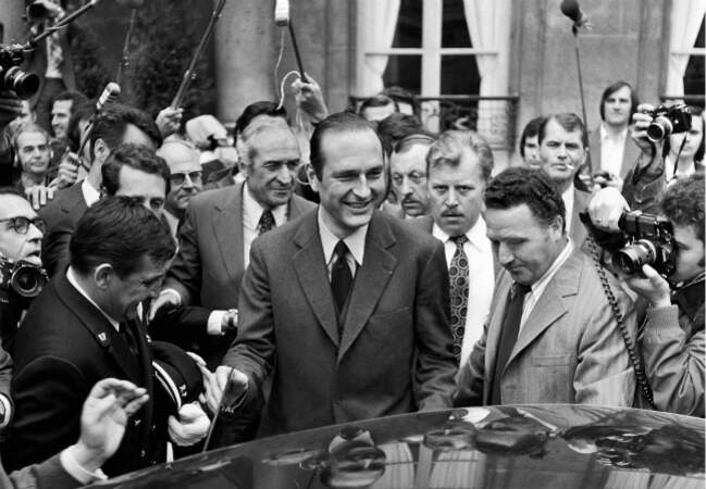 Jacques Chirac en 1974