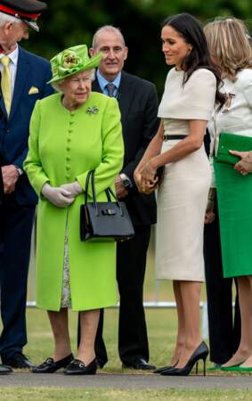 Meghan Markle et la reine le 14 juin 2018
