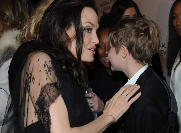 Instant tendresse entre Angelina Jolie et sa fille Shiloh Jolie-Pitt